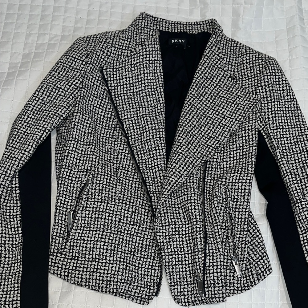 DKNY Black and White Women's Jacket